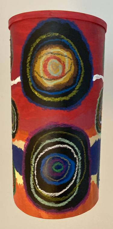 Spirit of Energy Circles (suspended painted sculpture) thumb