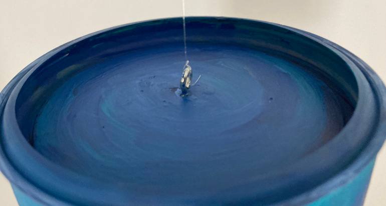 Original Abstract Expressionism Abstract Mixed Media by Ray Harter