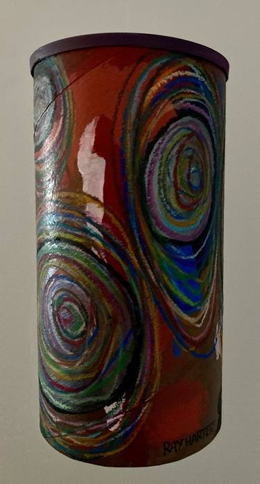 Energy in a Dark Space  (suspended painted sculpture) thumb