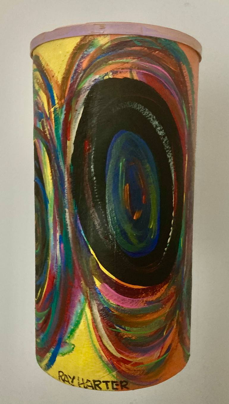 Original Abstract Expressionism Abstract Painting by Ray Harter