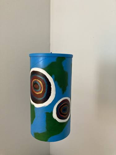 Energy Above Earth ( suspended painted sculpture) thumb