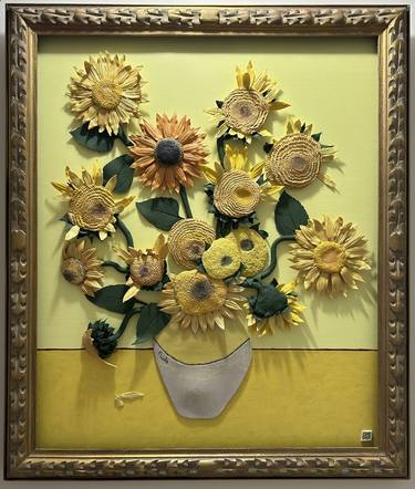 Original Post-impressionism Floral Mixed Media by Nicola Cornford
