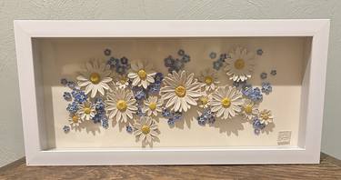 Original Contemporary Floral Mixed Media by Nicola Cornford