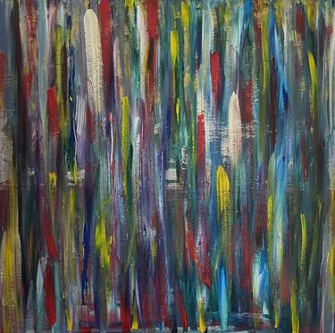 Original Abstract Expressionism Abstract Paintings by Yula Economopoulos