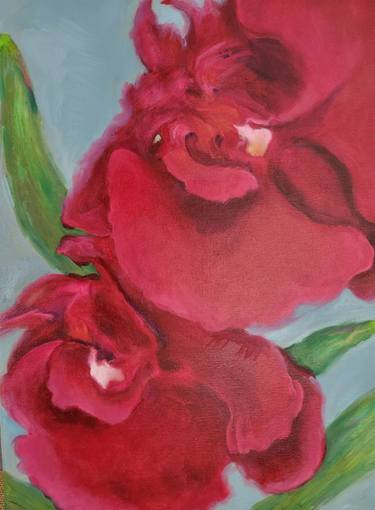 Original Expressionism Floral Paintings by MaryKay Klein