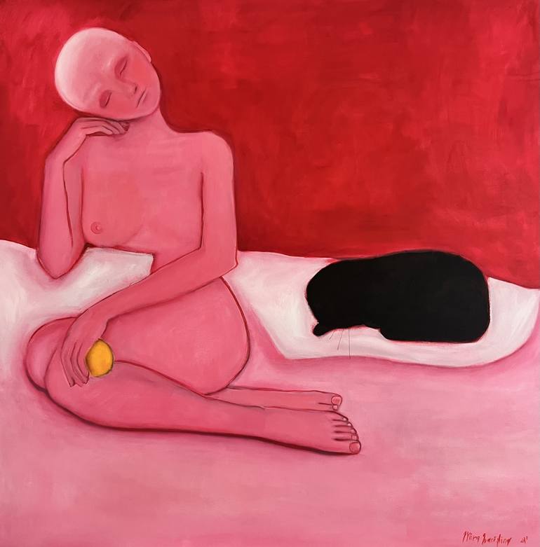 Original Figurative Nude Paintings by Mira Ivanishina