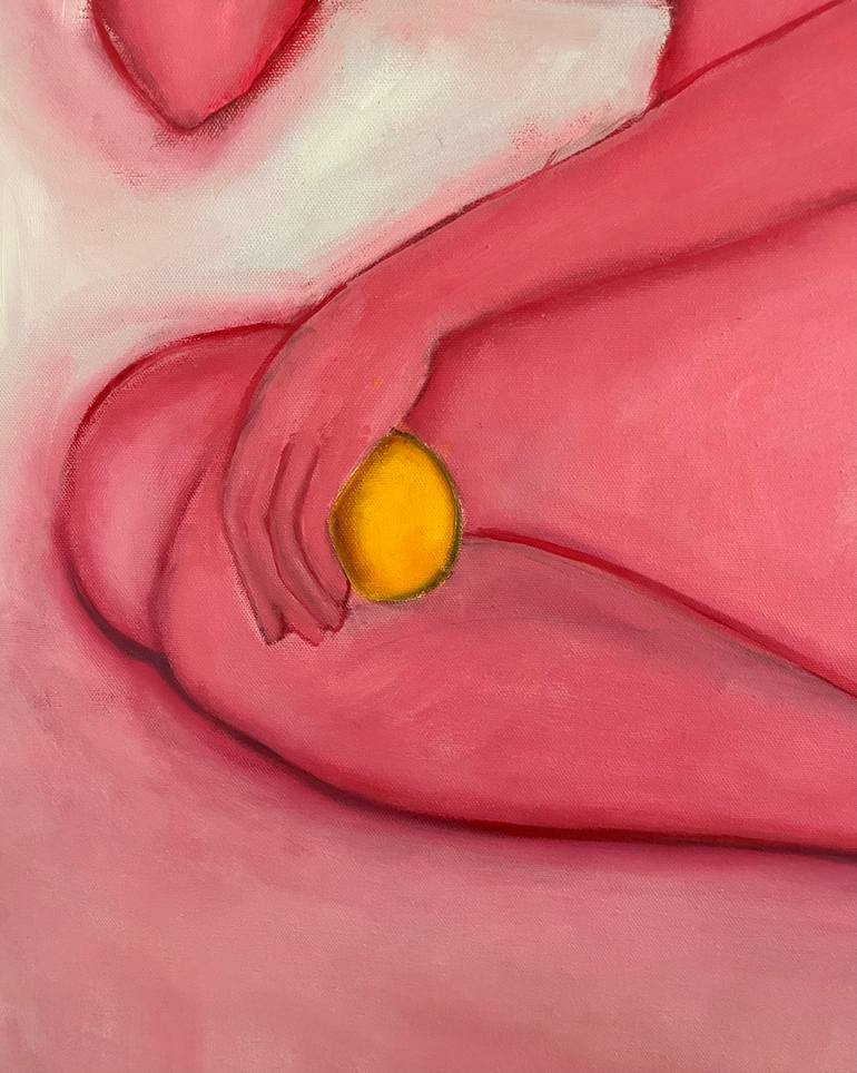 Original Figurative Nude Painting by Mira Ivanishina