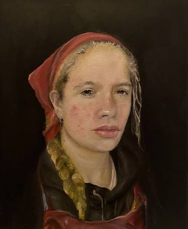 Portrait of a Female Artist (Self-Portrait?) thumb