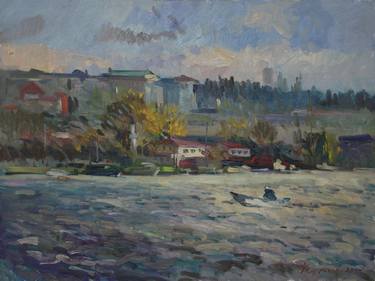 Original Expressionism Landscape Painting by Teymur Agalioglu