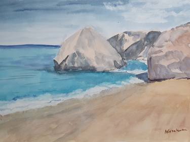 Print of Documentary Beach Paintings by Natalja KAZAKOVA