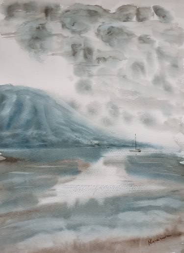 Cloudy seascape thumb