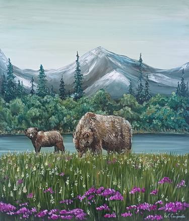 Landscape with bears thumb