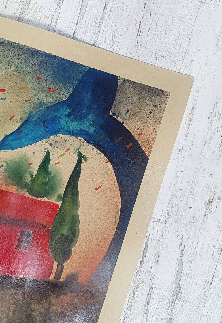 Original Contemporary Animal Painting by Evgenia Smirnova