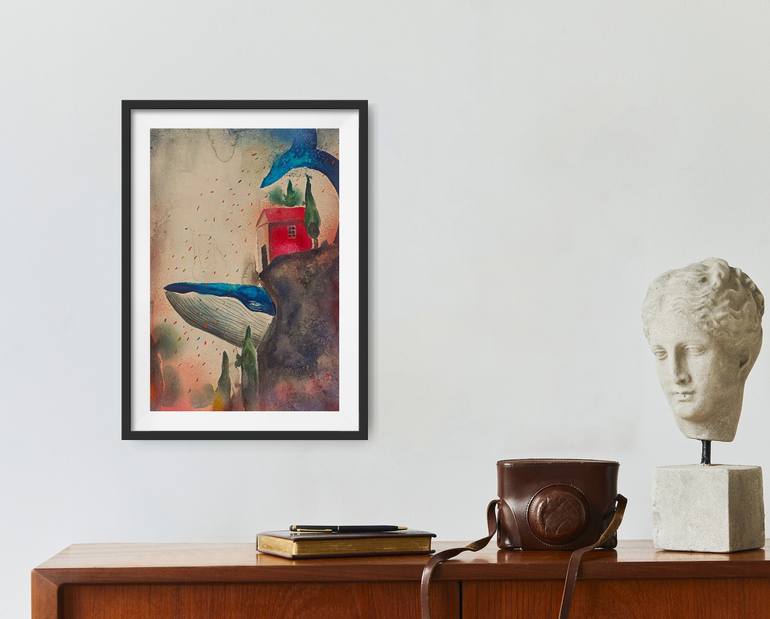 Original Contemporary Animal Painting by Evgenia Smirnova