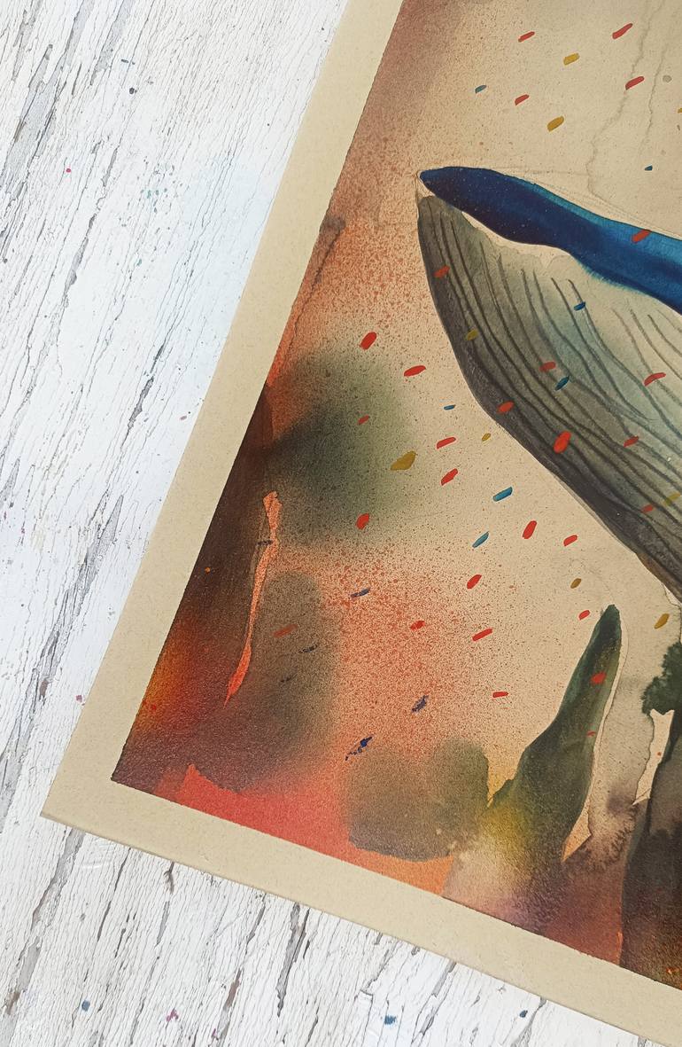 Original Contemporary Animal Painting by Evgenia Smirnova