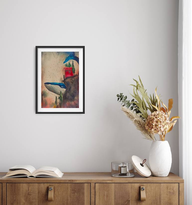 Original Contemporary Animal Painting by Evgenia Smirnova