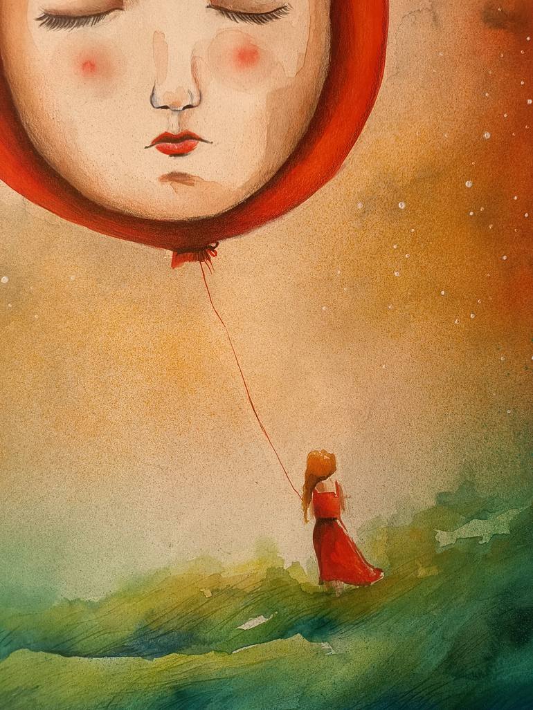 Original Illustration People Painting by Evgenia Smirnova