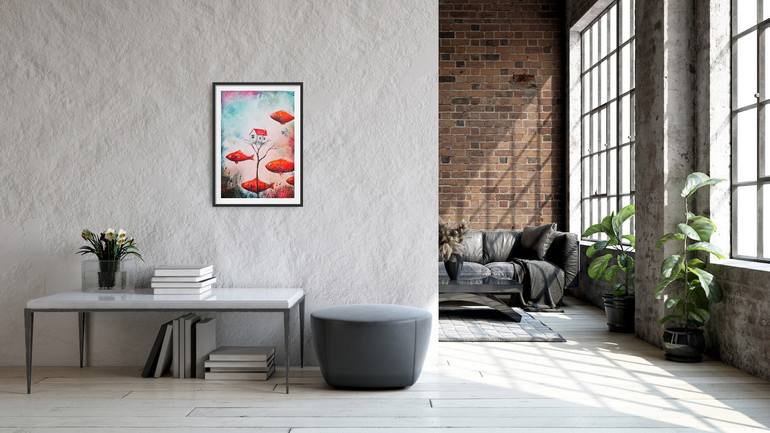 Original Illustration Animal Painting by Evgenia Smirnova