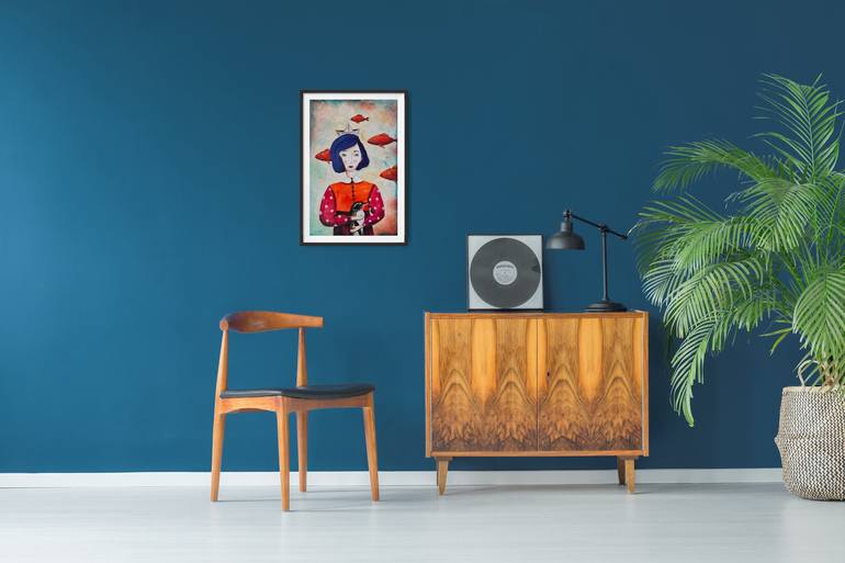 Original Illustration People Painting by Evgenia Smirnova