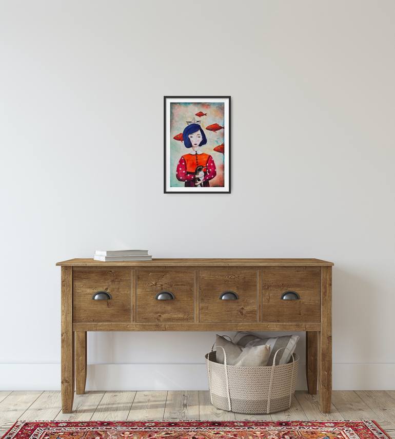 Original Illustration People Painting by Evgenia Smirnova