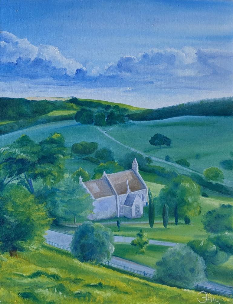 England Painting by Alien Annie Saatchi Art
