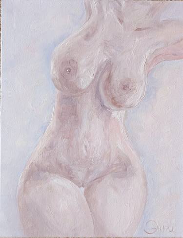 Original Realism Nude Paintings by Alien Annie