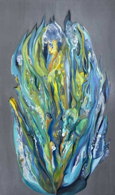 Original Conceptual Abstract Painting by Dayana Beisenova
