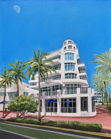 Original Architecture Painting by Paige Dickey