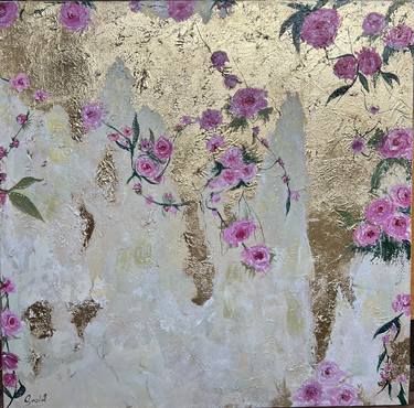 Original Abstract Floral Paintings by Sumbul shahid