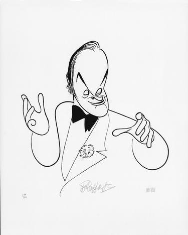 #275/410 Bob Hope Double-Signed Lithograph by Al Hirschfeld thumb