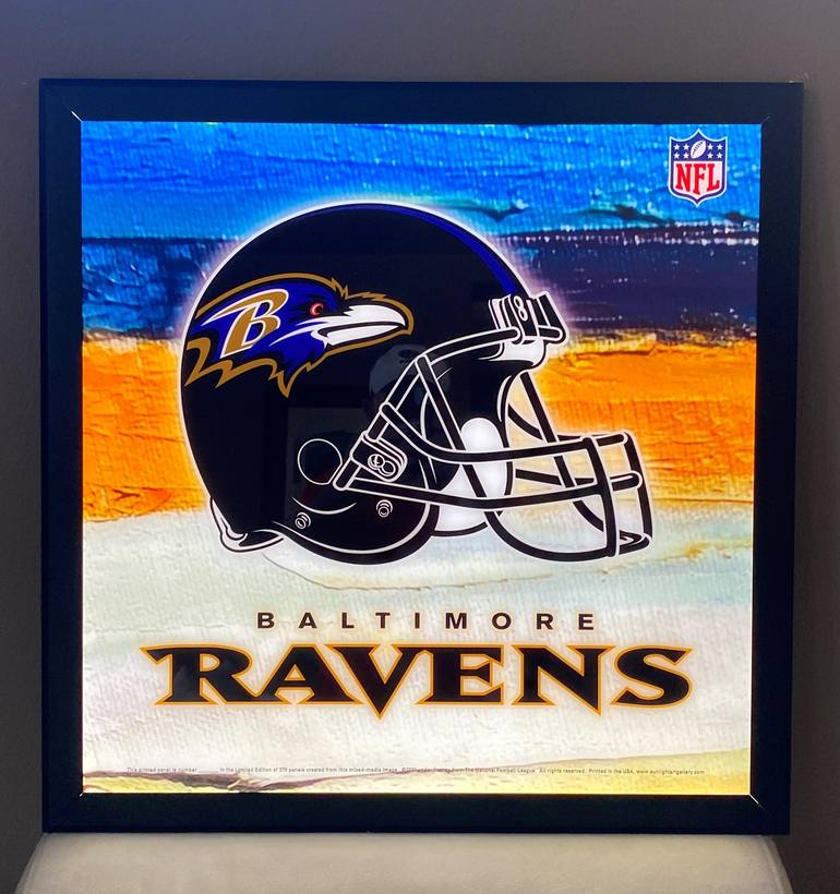 Baltimore Ravens Helmet - Limited Edition of 100 Printmaking by