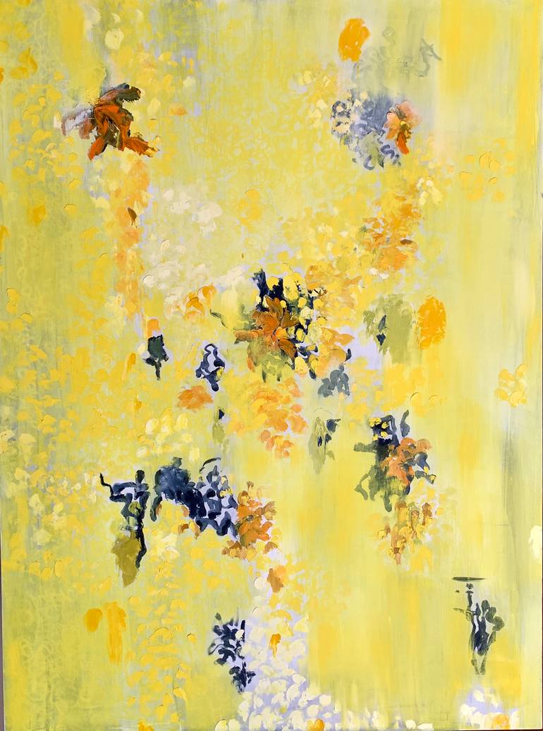 Original Figurative Abstract Painting by Brigitte Northover