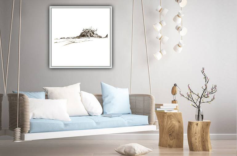Original Minimalism Beach Painting by Nikki Quarry