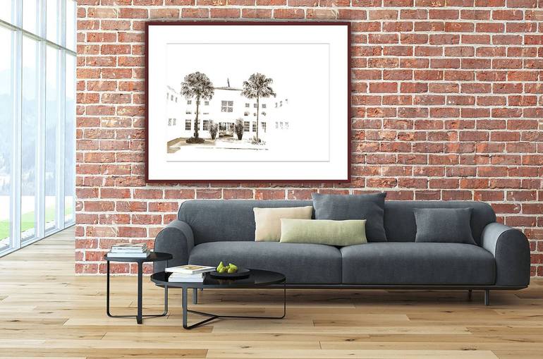 Original Minimalism Outer Space Painting by Nikki Quarry