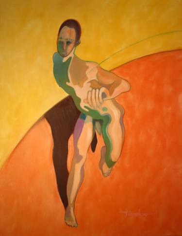 Original Figurative Nude Paintings by Dennis Hanshew