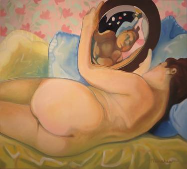 Original Figurative Nude Paintings by Dennis Hanshew