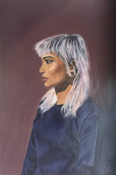 Print of Realism Portrait Paintings by J de K