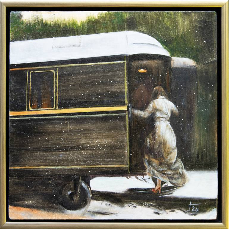 Original Figurative Women Painting by J De K