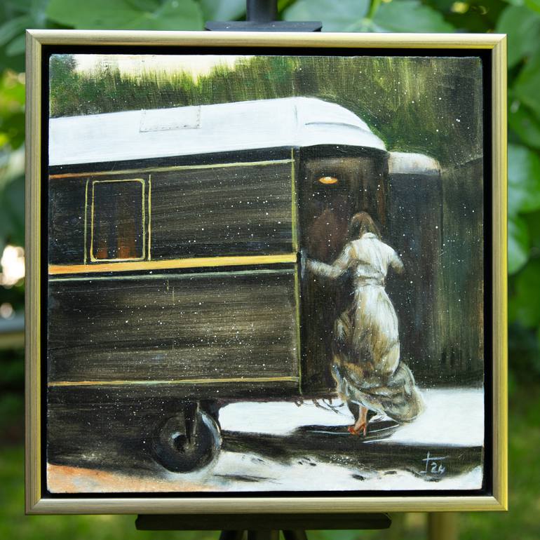 Original Figurative Women Painting by J De K