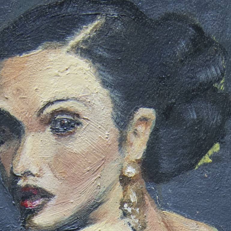 Original Expressionism Women Painting by J de K