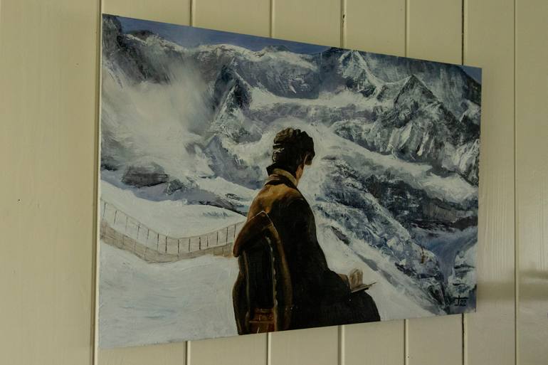 Original Figurative Landscape Painting by J De K