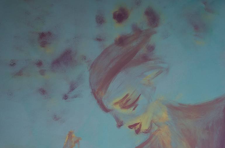 Original Surrealism Abstract Painting by Tsio Ghlonti