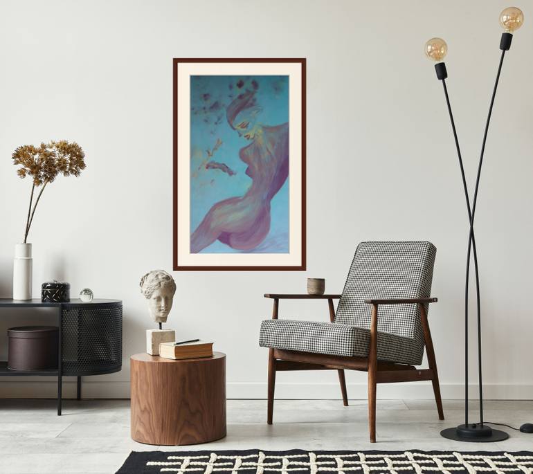 Original Surrealism Abstract Painting by Tsio Ghlonti