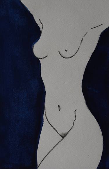 Original Minimalism Body Painting by Tsio Ghlonti
