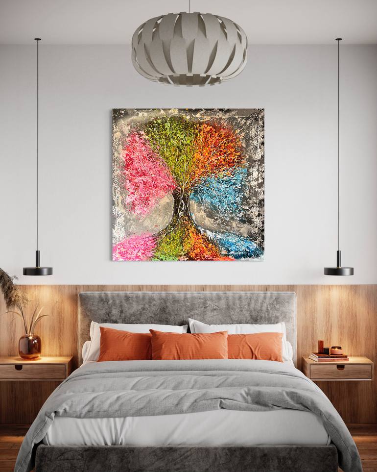 Original Abstract Painting by Natalia Yangalycheva
