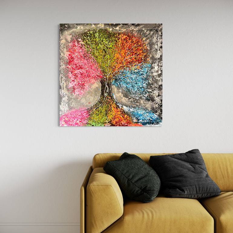 Original Abstract Painting by Natalia Yangalycheva