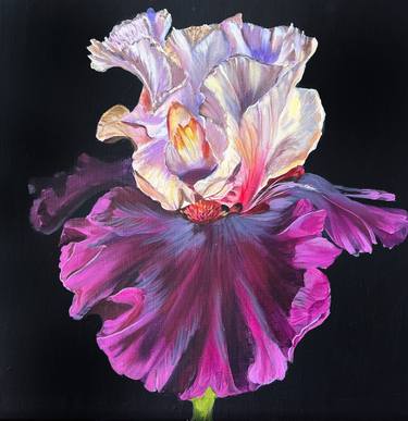 Original Photorealism Floral Paintings by Natalia Yangalycheva