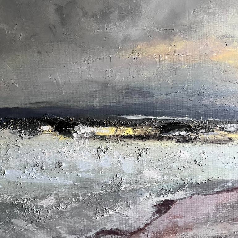 Original Abstract Landscape Painting by Natalia Yangalycheva