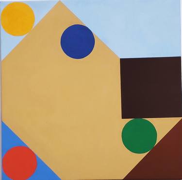 Print of Abstract Geometric Paintings by Ellen Ross