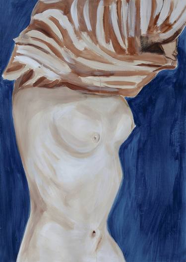 Original Figurative Body Paintings by SIMONE MAESTRA